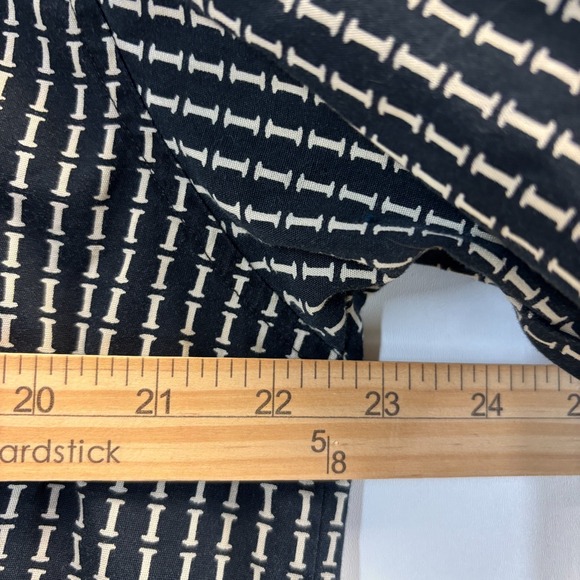 Original Ben Sherman Mens Hipster Graphic Print Button Up Shirt Size L Black - Picture 4 of 8